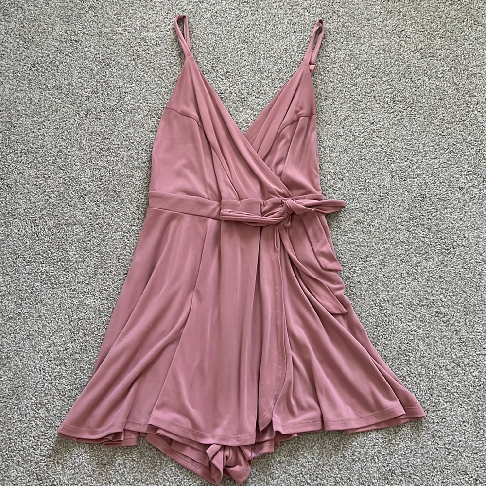 Never worn wrap romper
